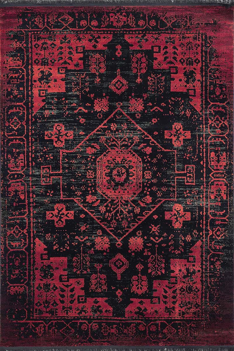 فرش ماشینی مدرن سیزان کاشان - کد کهن 43011 Ls