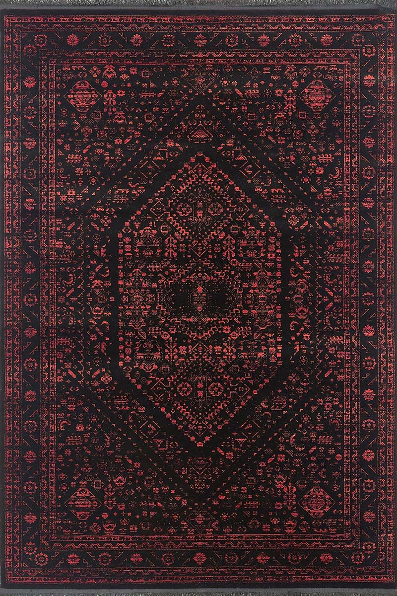 فرش ماشینی مدرن سیزان کاشان - کد کهن 43018 Ls