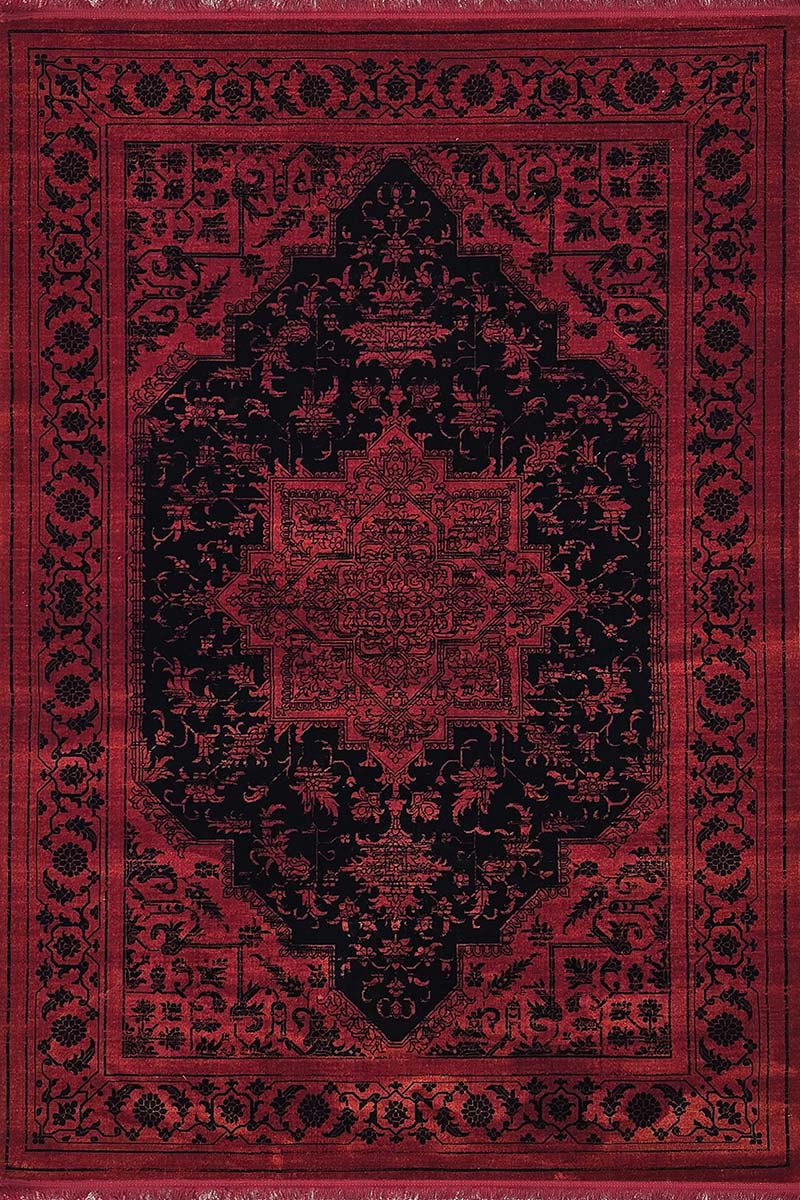 فرش ماشینی مدرن سیزان کاشان - کد کهن 43023 L