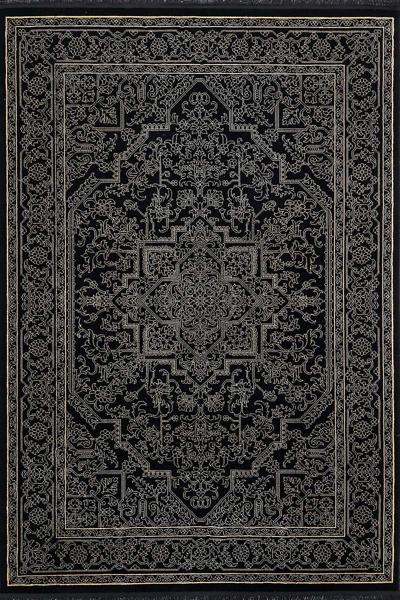 فرش ماشینی مدرن سیزان کاشان - کد کهن 43023 sb