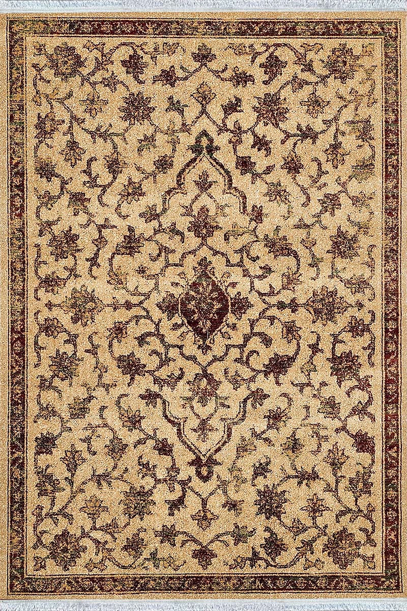 فرش ماشینی مدرن سیزان کاشان - کد کهن 43028 kg