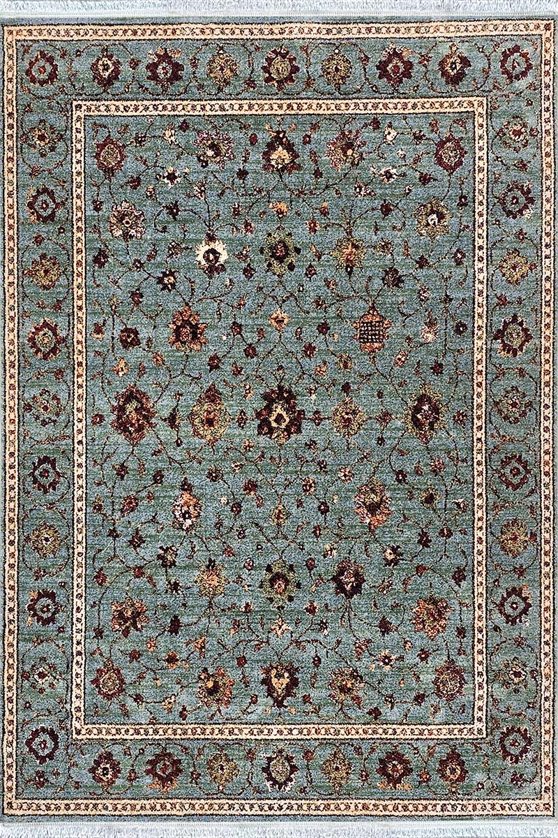 فرش ماشینی مدرن سیزان کاشان - کد کهن 43032 A