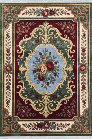 فرش ماشینی مدرن سیزان کاشان - کد کهن 43035 G