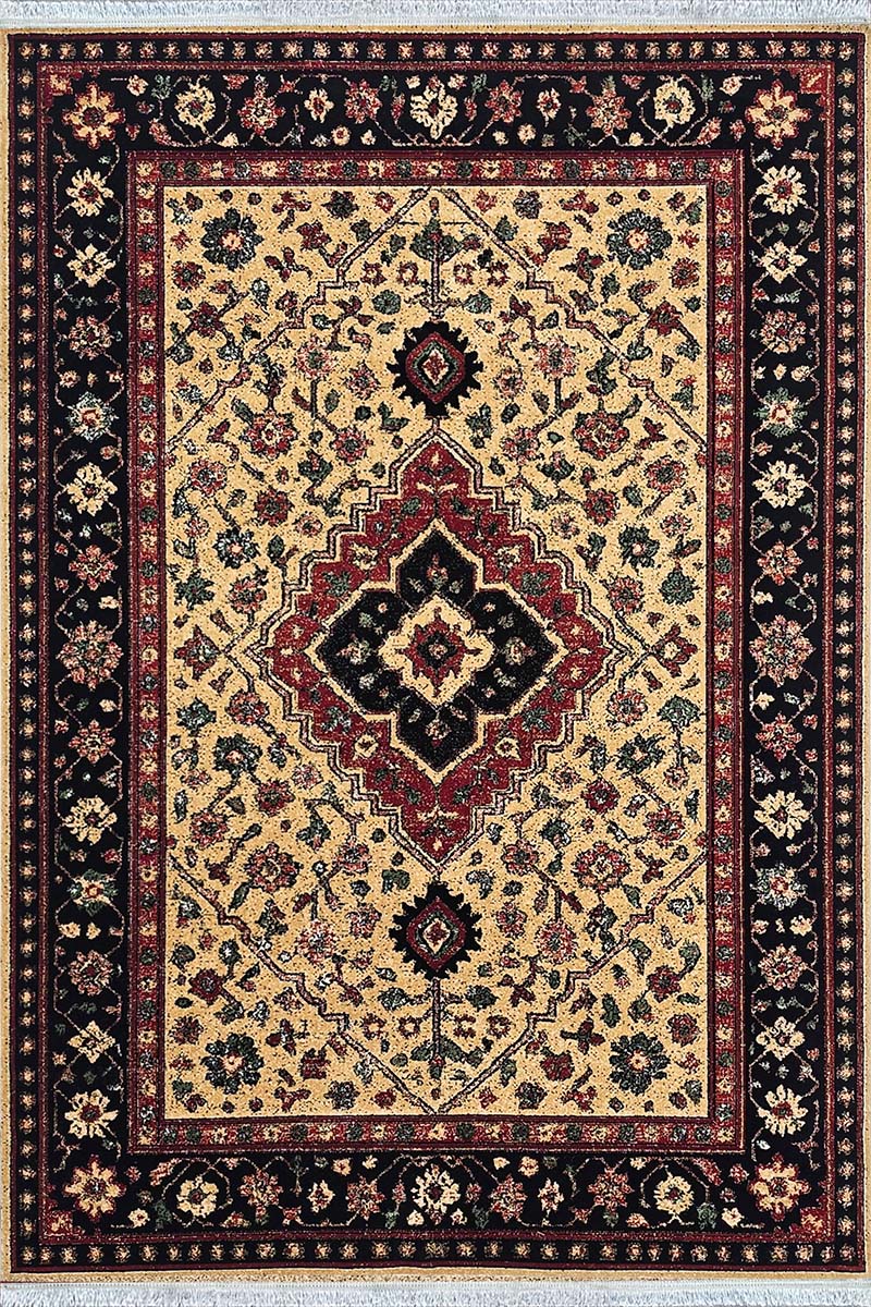 فرش ماشینی مدرن سیزان کاشان - کد کهن 43036 bs