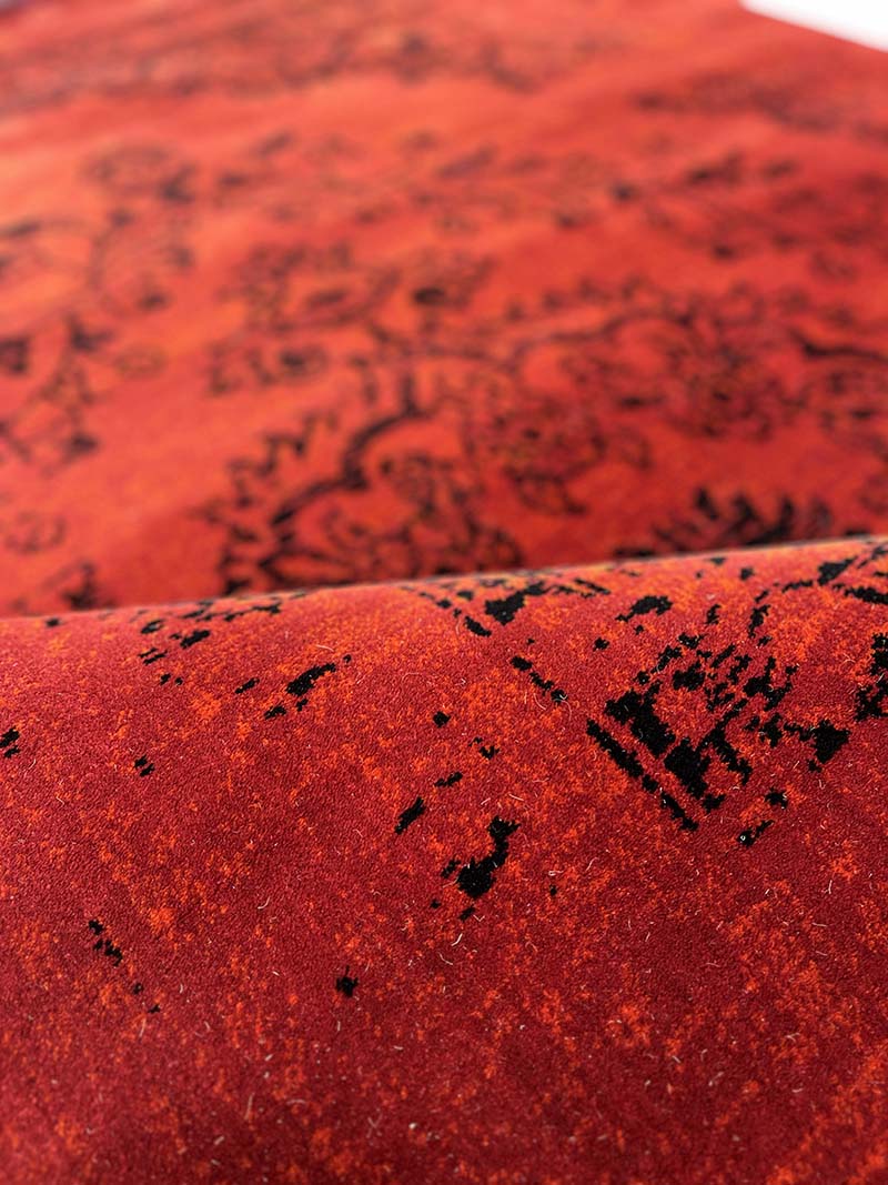 فرش ماشینی مدرن سیزان کاشان - کد کهن 43022 Ls