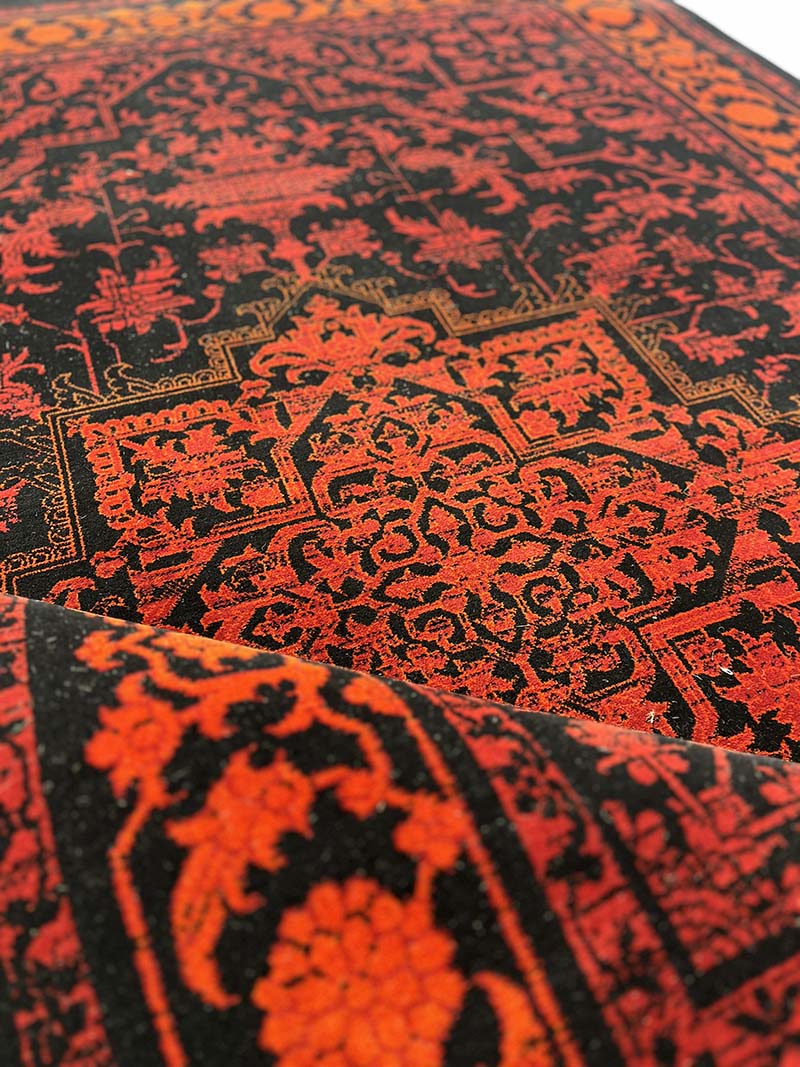 فرش ماشینی مدرن سیزان کاشان - کد کهن 43023 Ls