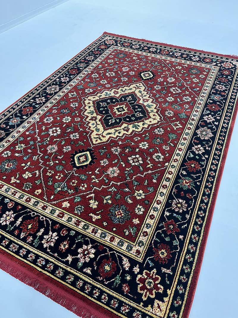 فرش ماشینی مدرن سیزان کاشان - کد کهن 43036 Ls