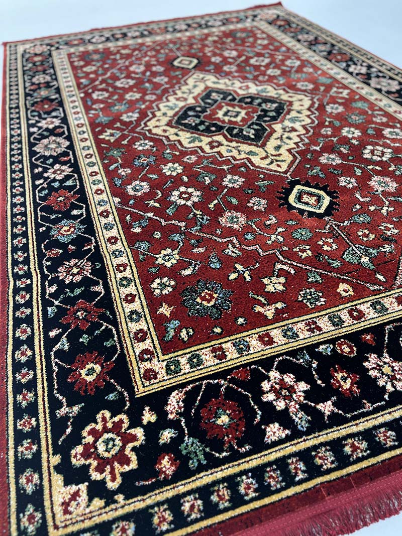 فرش ماشینی مدرن سیزان کاشان - کد کهن 43036 Ls