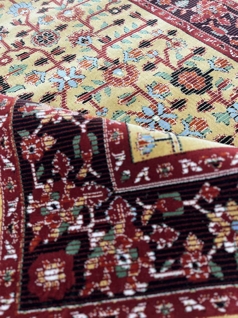 فرش ماشینی مدرن سیزان کاشان - کد کهن 43019 tL