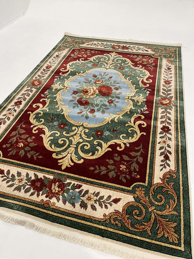 فرش ماشینی مدرن سیزان کاشان - کد کهن 43035 G