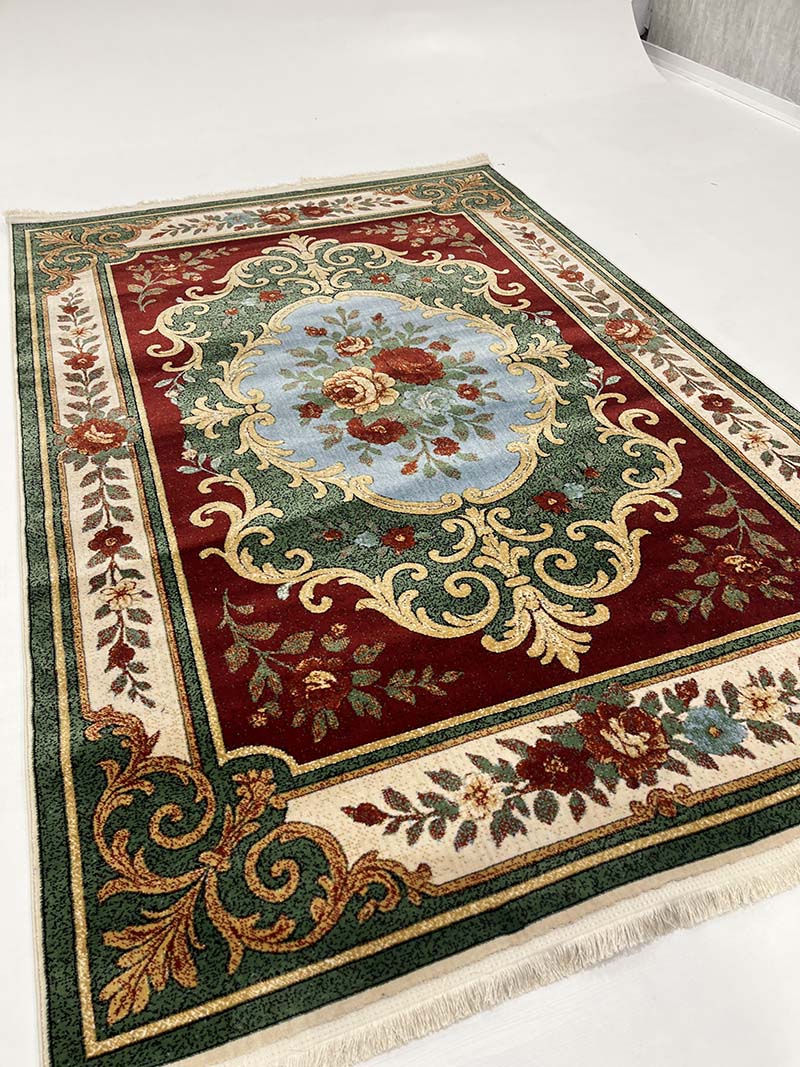 فرش ماشینی مدرن سیزان کاشان - کد کهن 43035 G