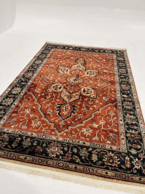 فرش ماشینی مدرن سیزان کاشان – کد کهن 43030 ns