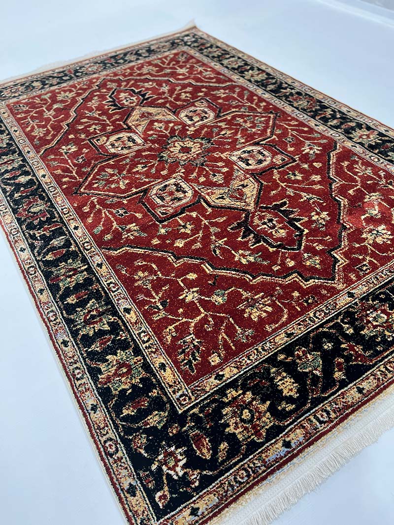 فرش ماشینی مدرن سیزان کاشان - کد کهن 43030 L