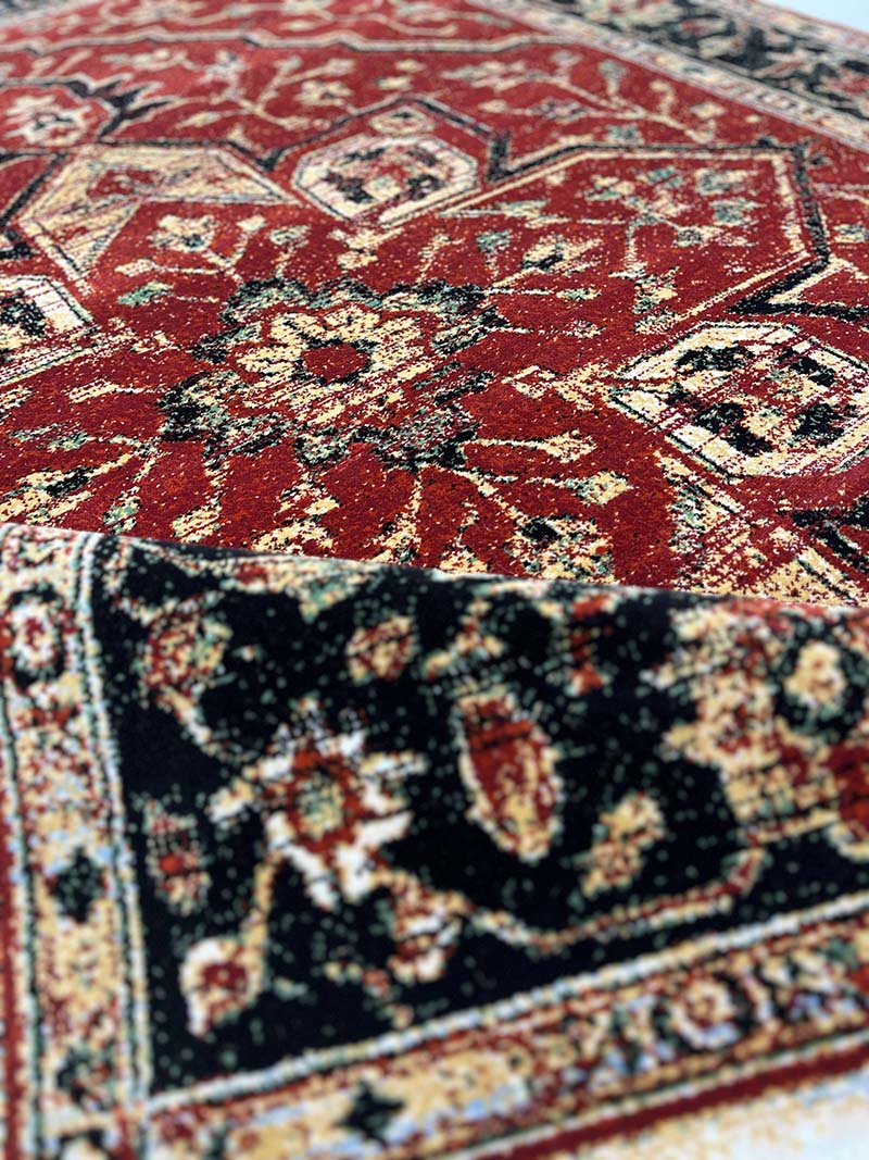 فرش ماشینی مدرن سیزان کاشان - کد کهن 43030 L