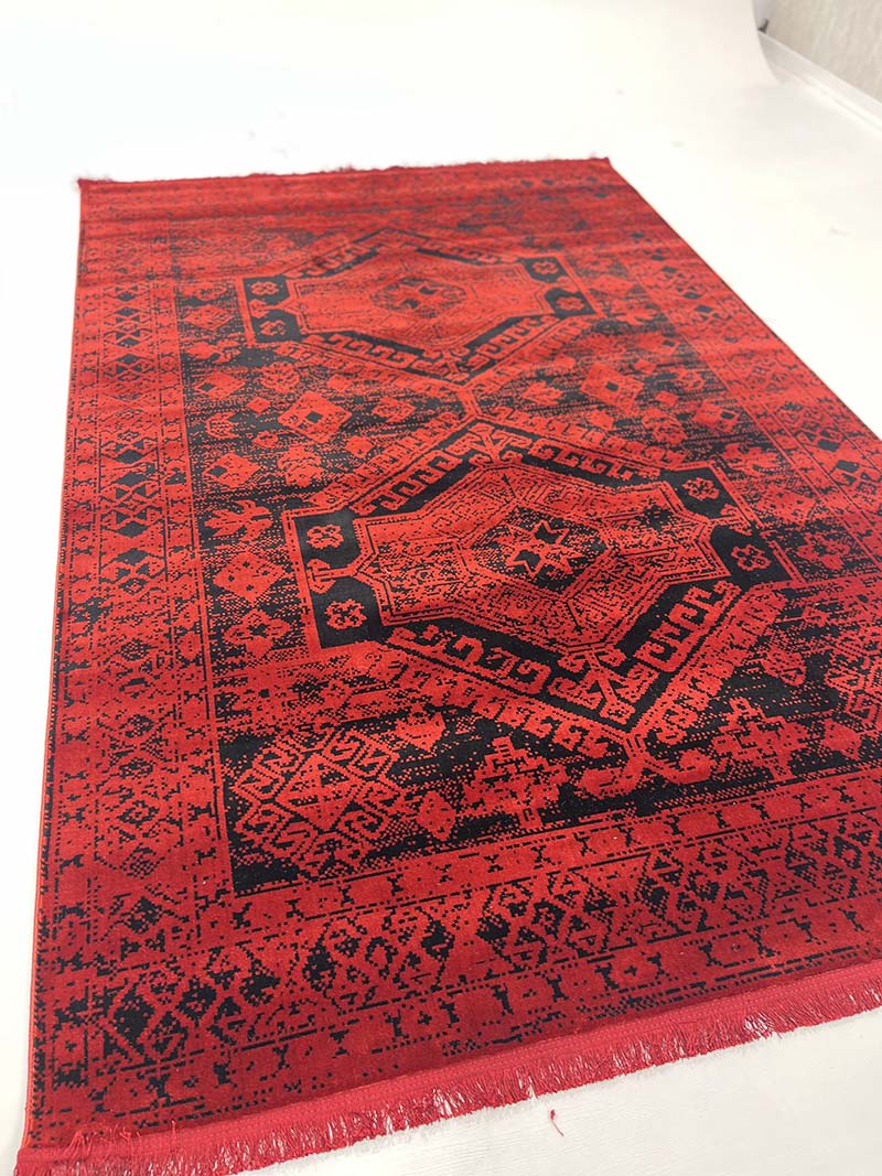 فرش ماشینی مدرن سیزان کاشان - کد کهن 43050 Ls