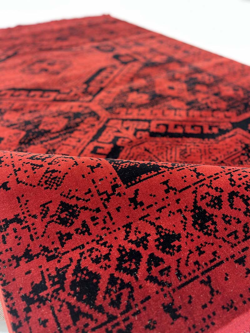 فرش ماشینی مدرن سیزان کاشان - کد کهن 43050 Ls - Image 2