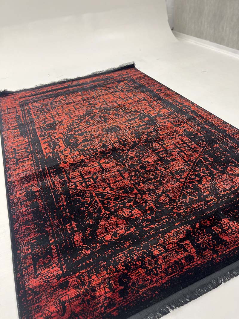 فرش ماشینی مدرن سیزان کاشان - کد کهن 43017 Ls