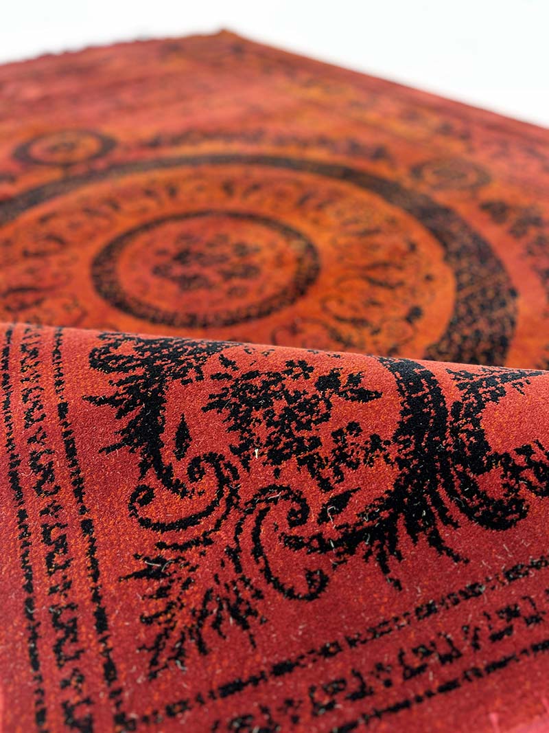 فرش ماشینی مدرن سیزان کاشان - کد کهن 43014 L