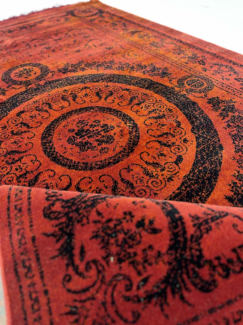 فرش ماشینی مدرن سیزان کاشان - کد کهن 43014 L - Image 2