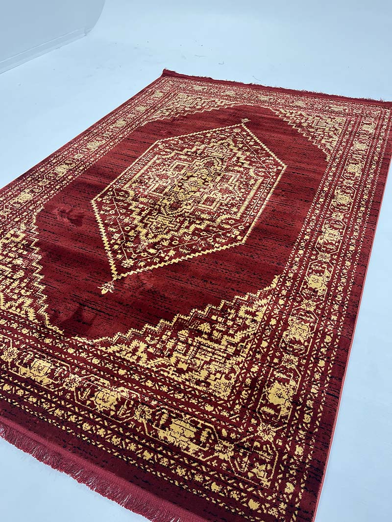 فرش ماشینی مدرن سیزان کاشان - کد کهن 43044 Lt