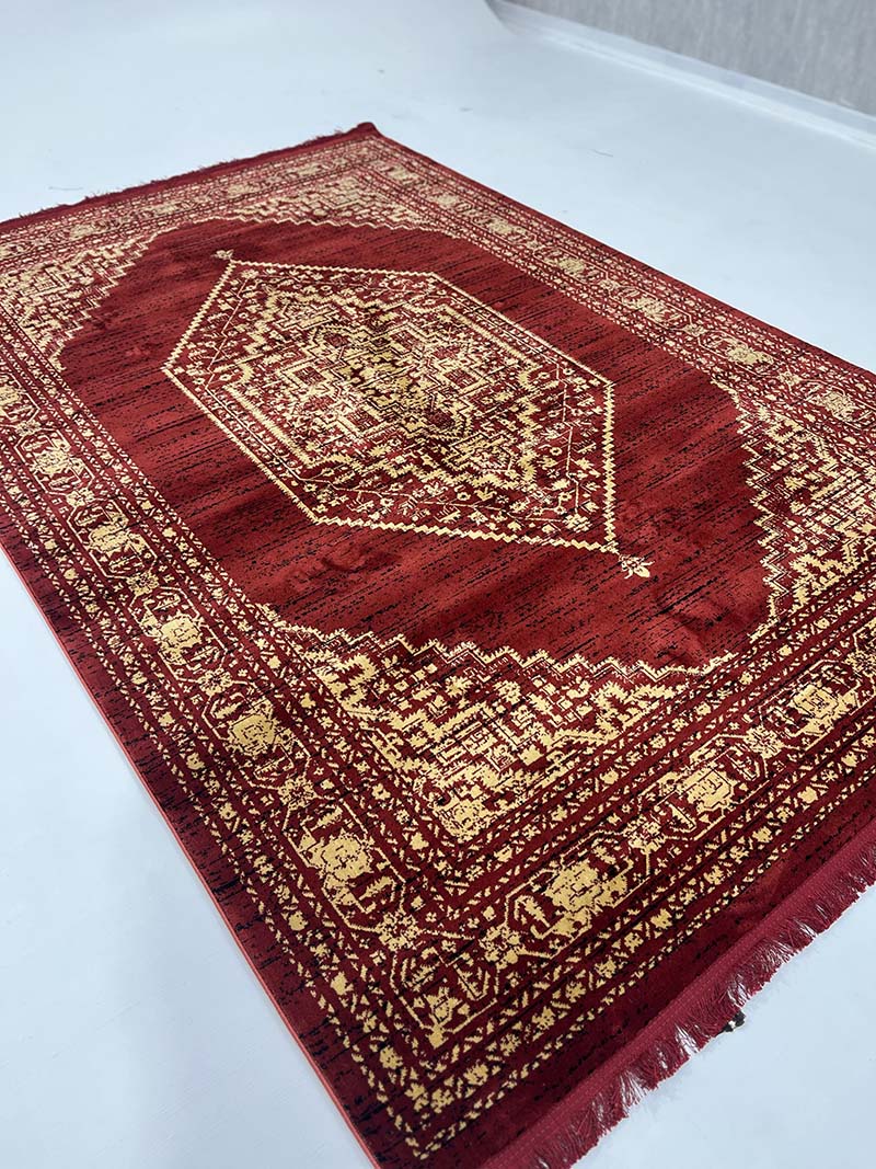 فرش ماشینی مدرن سیزان کاشان - کد کهن 43044 Lt