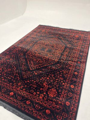 فرش ماشینی مدرن سیزان کاشان – کد کهن 43018 Ls