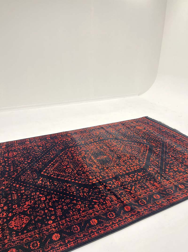 فرش ماشینی مدرن سیزان کاشان - کد کهن 43018 Ls