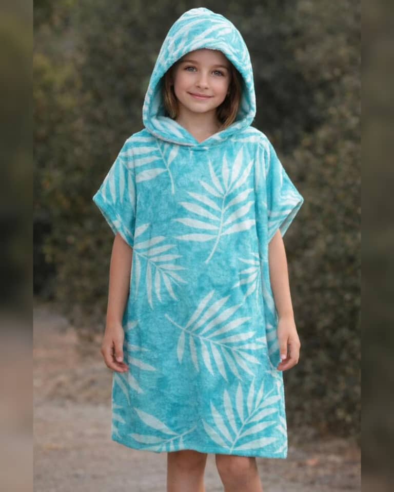 حوله تنپوش کودک و نوجوان طرح پانچو سایز 110 - Image 2